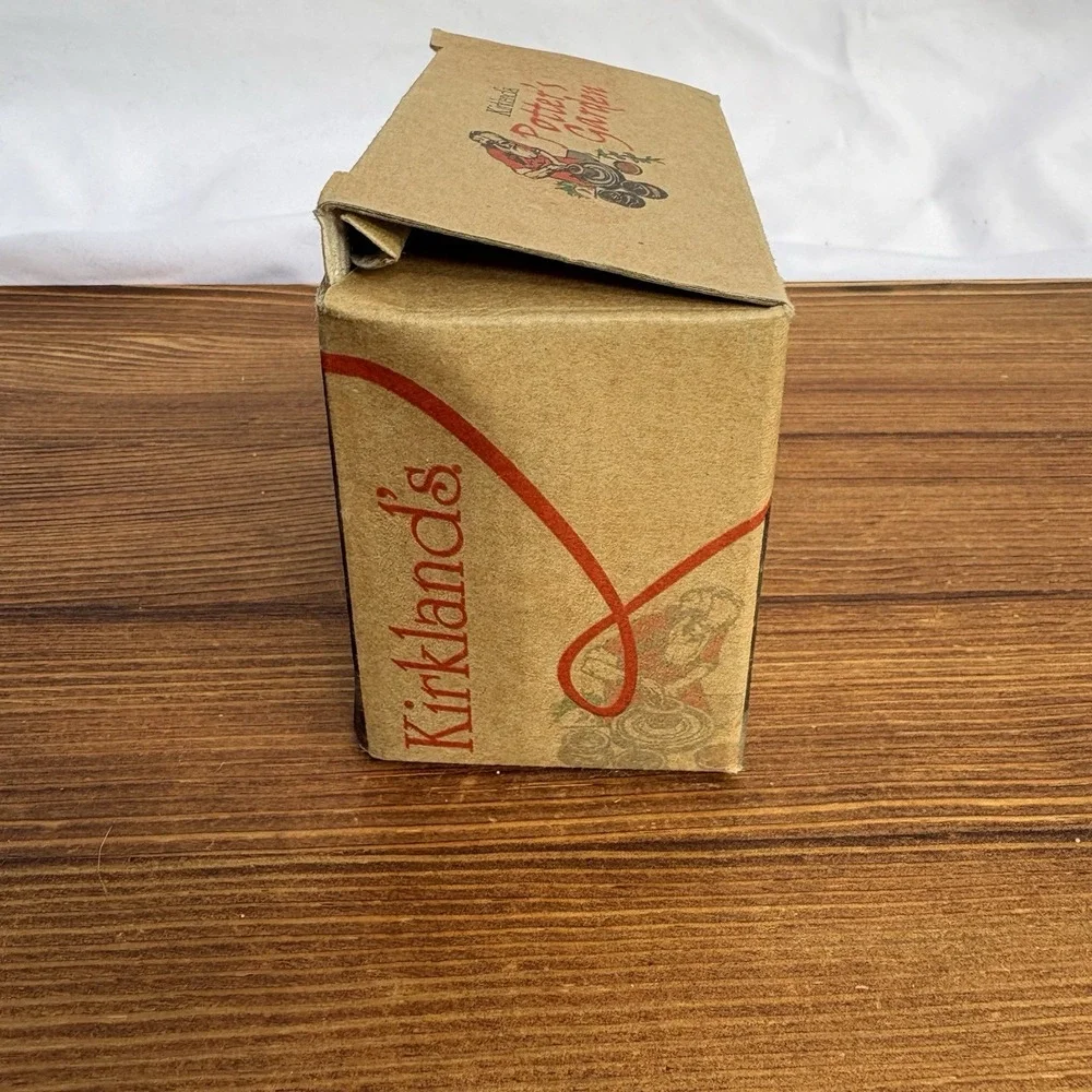 Kirkland's Potter's Garden Santa Salt & Pepper Shakers Set w/ Box‎ Christmas